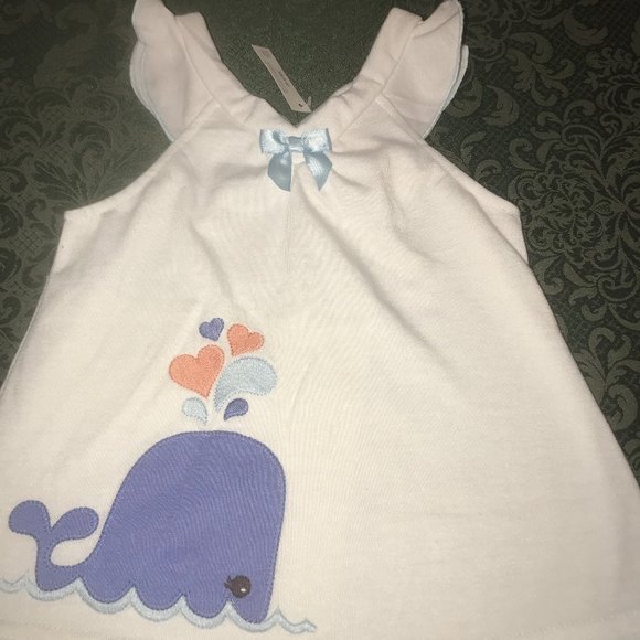 NWt gymboree whale pajamas 3t 4t 3 4 summer ruffle - Picture 2 of 5